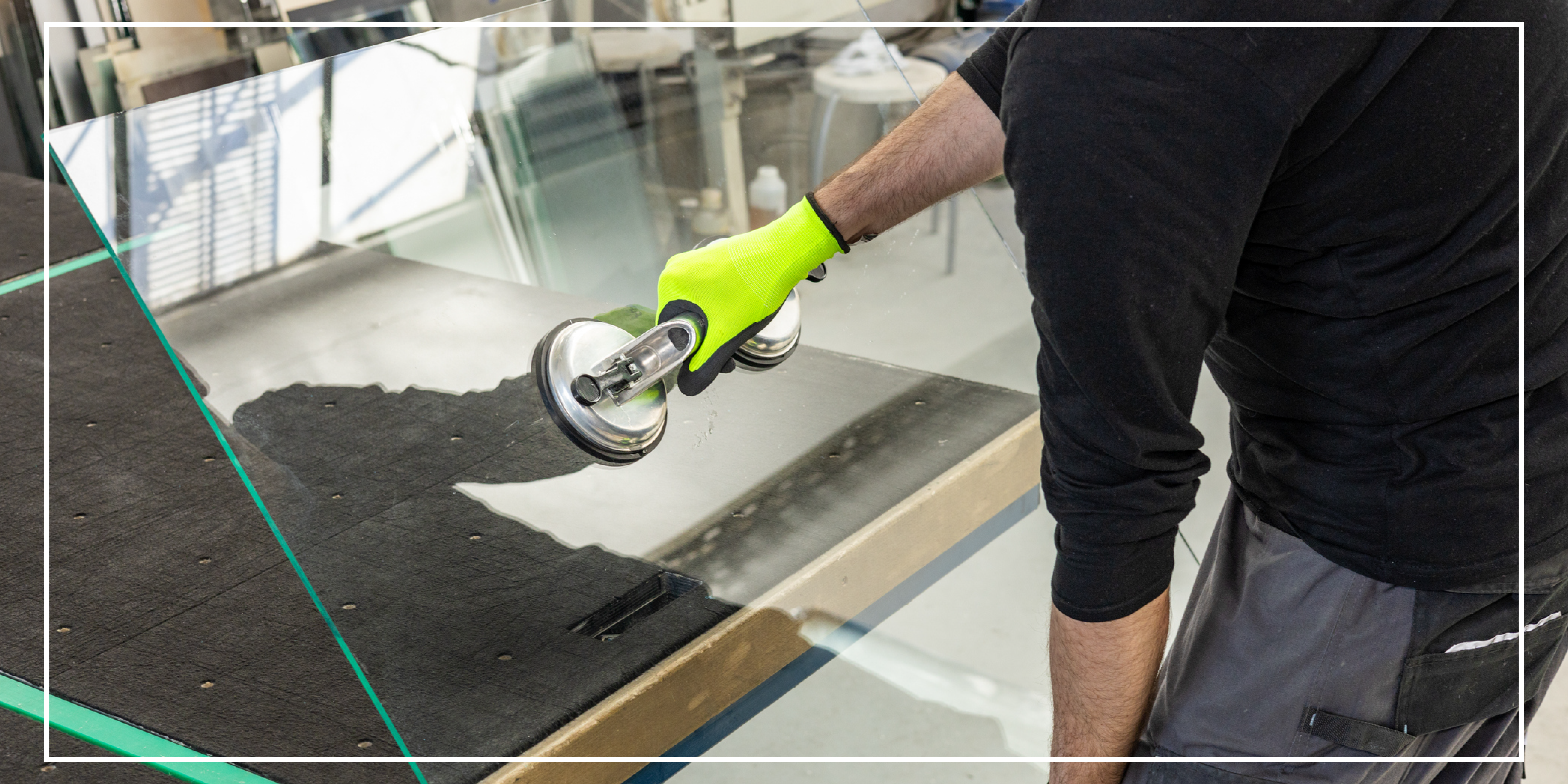 A professional installing a window.