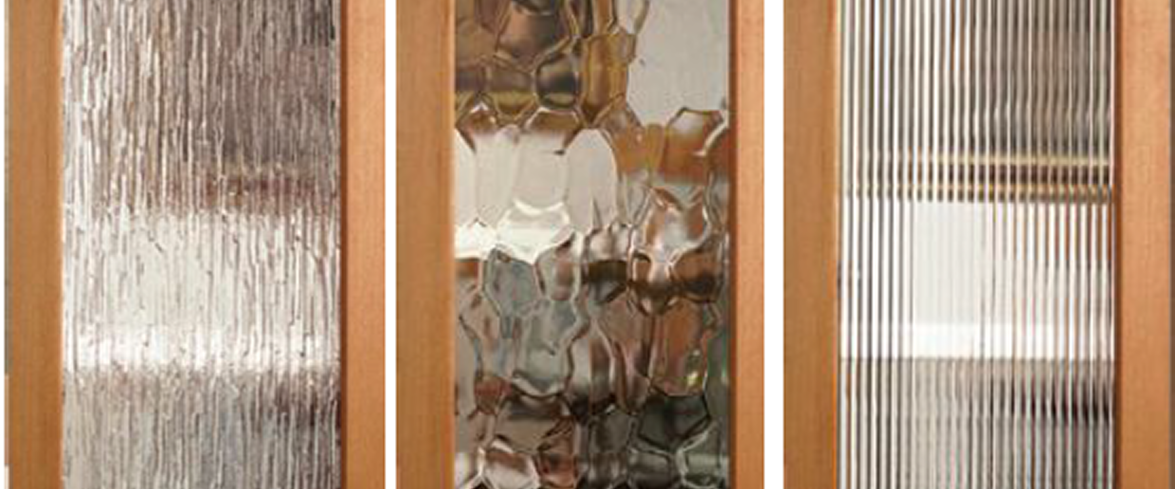wood-framed-doors-with-textured-glass-panels