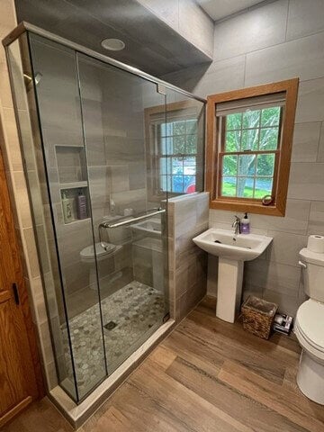 Glass shower door