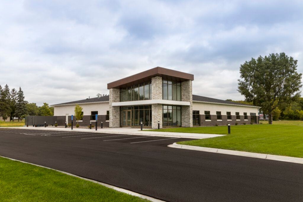 Northwestern Mutual windows and glass doors