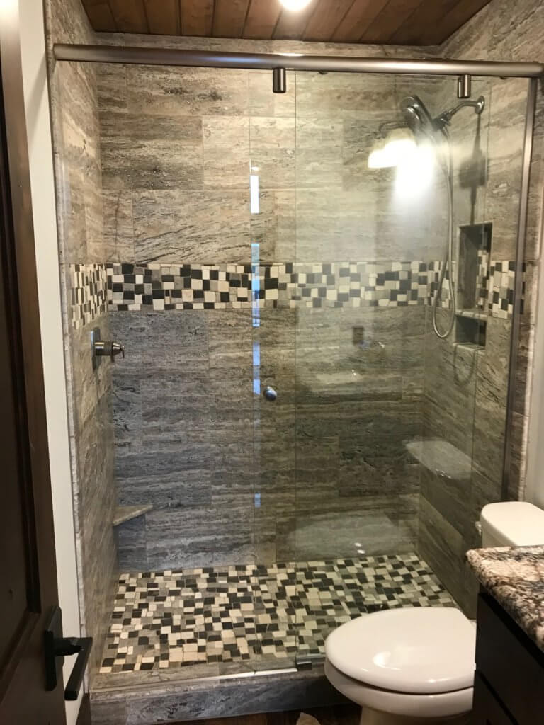 Glass shower door
