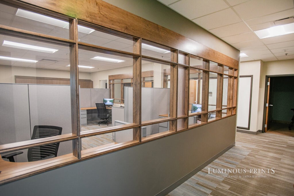 Commercial glass wall