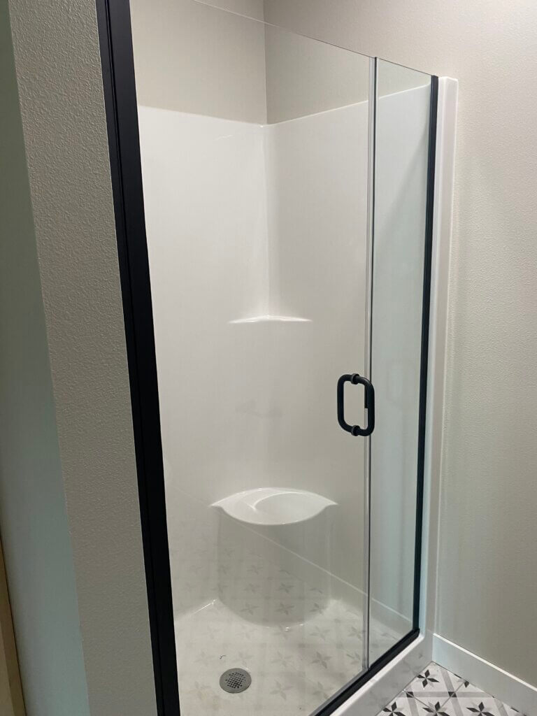 Glass shower door
