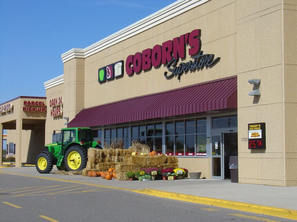 Coborn's superstore windows