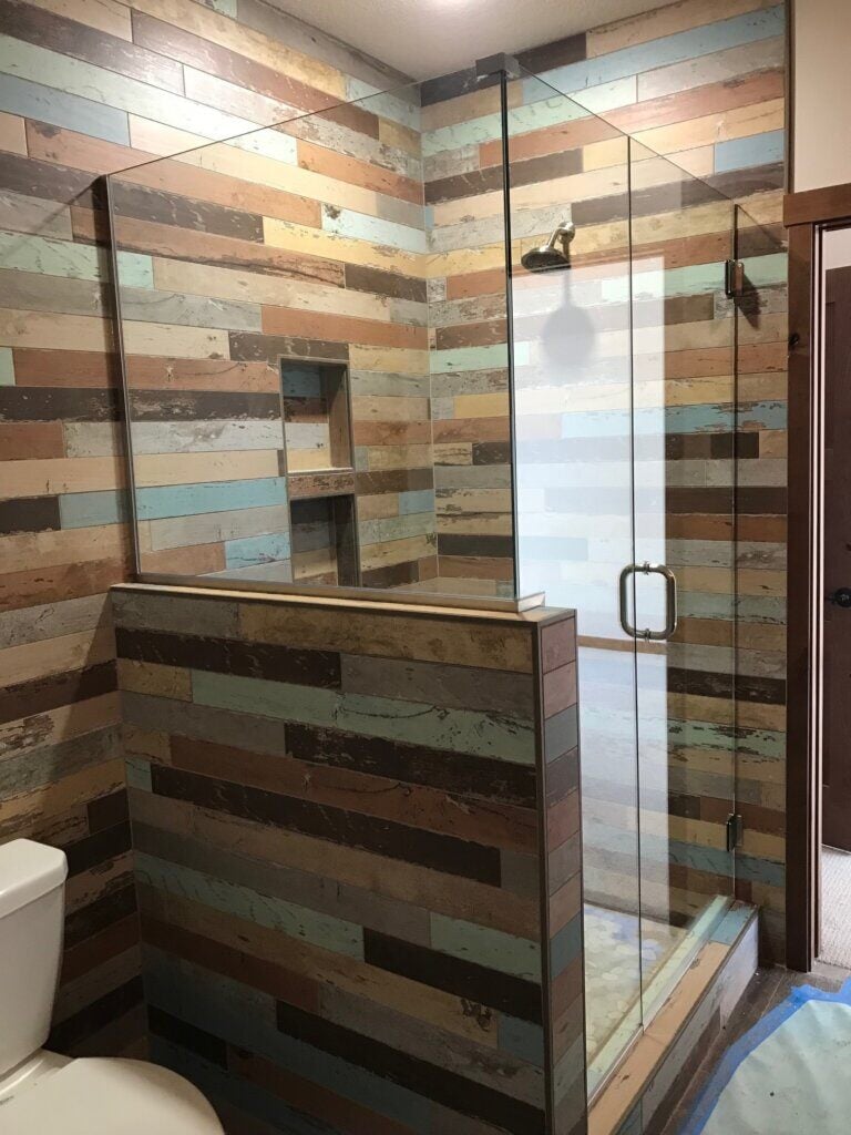 Glass shower