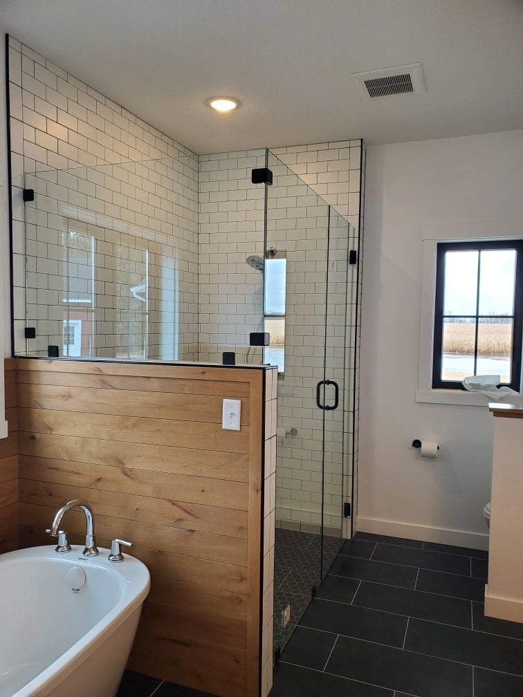 Glass shower