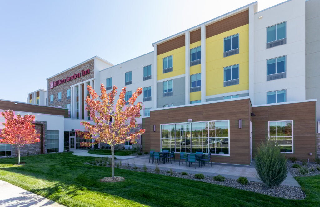 Hilton Garden Inn windows