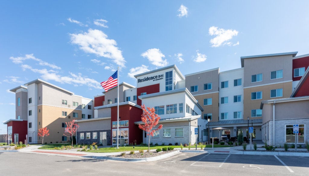 Residence Inn windows and glass doors