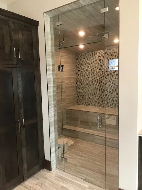 Glass shower door