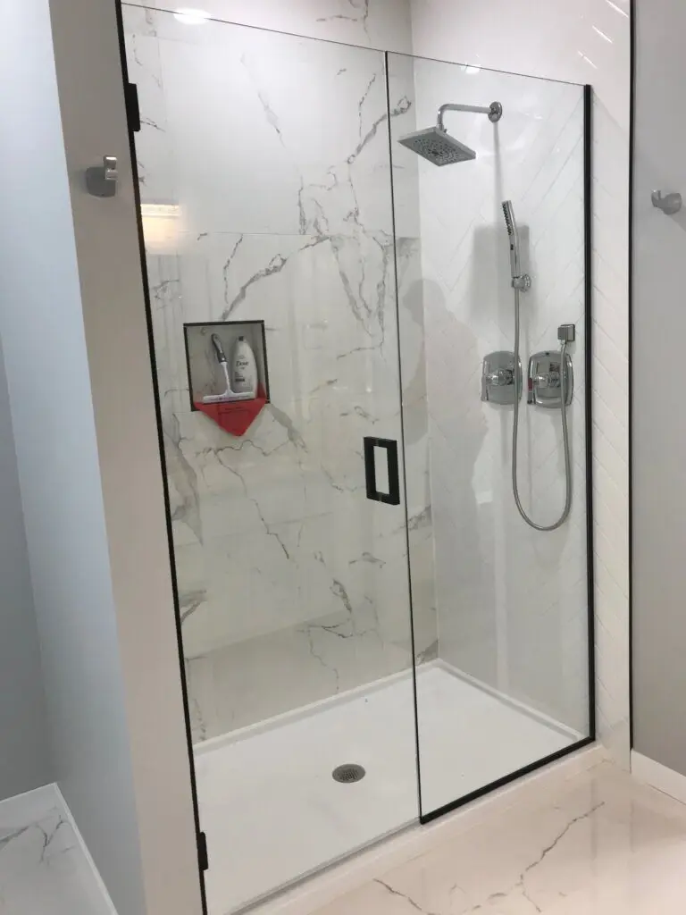 Glass shower door
