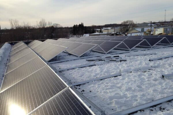 Solar Panels in winter